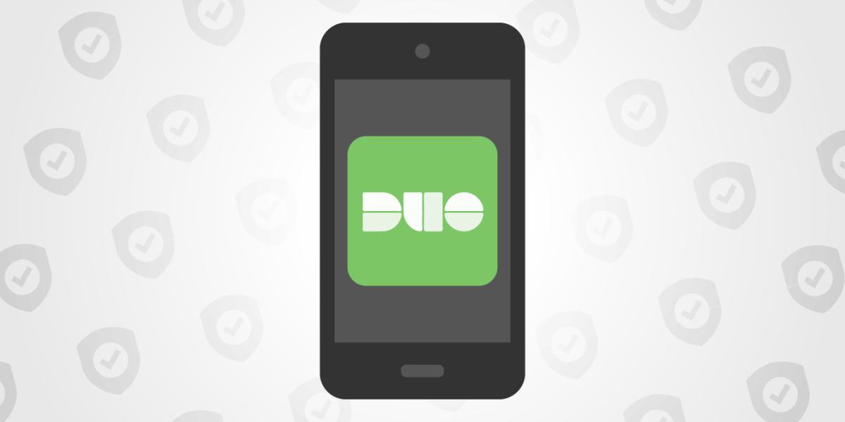 Smart device with Duo app icon on the screen
