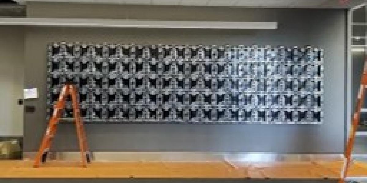 Decorative Image: Video Wall during installation