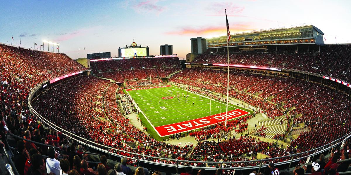 Ohio Stadium on a sunny day