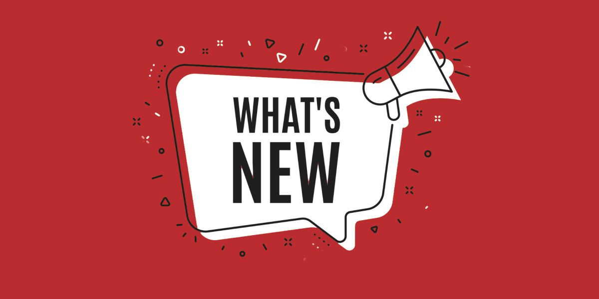 Banner that says What's New