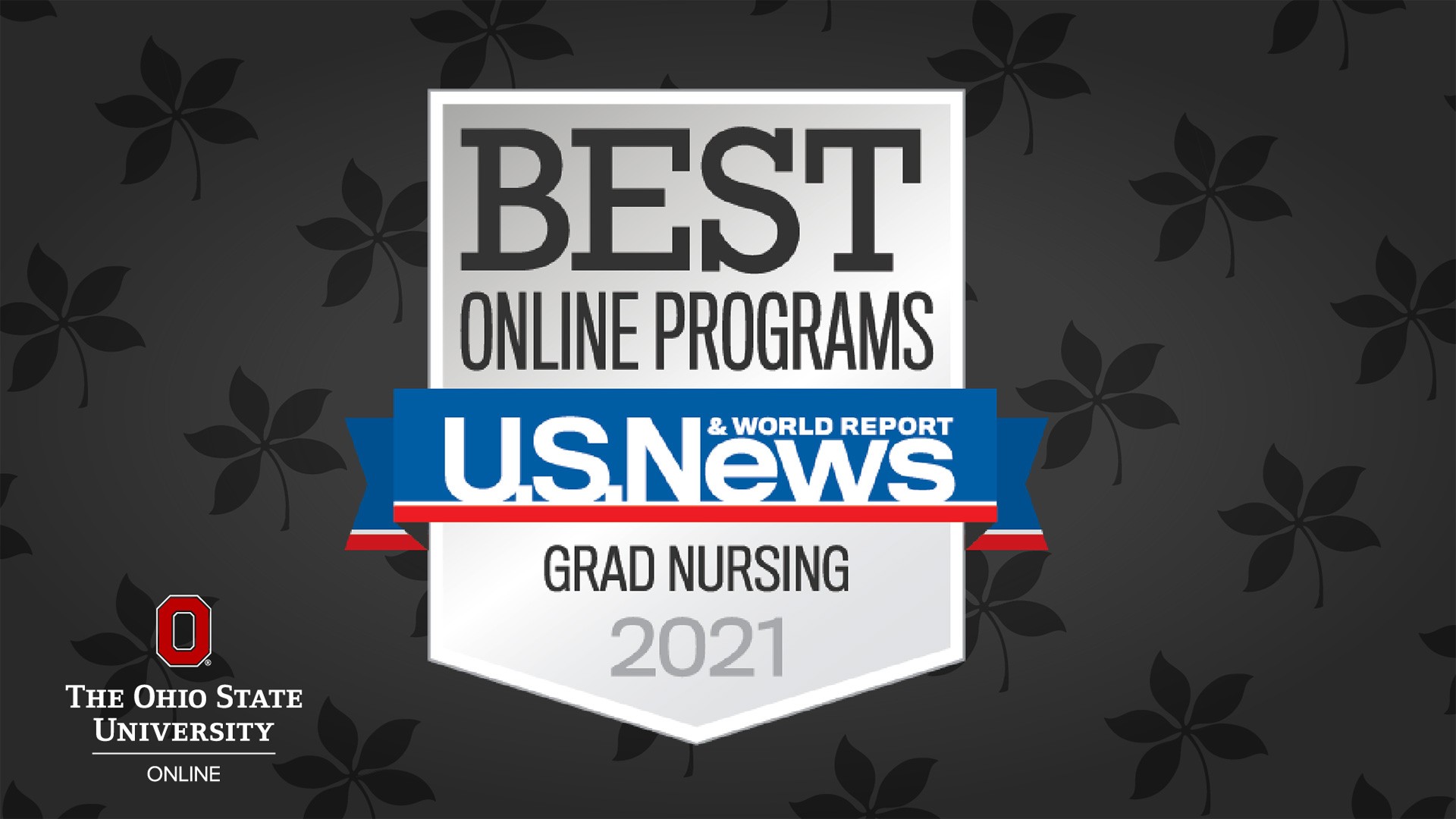 U.S. News & World Report Best Online Programs Grad Nursing 2021 Badge