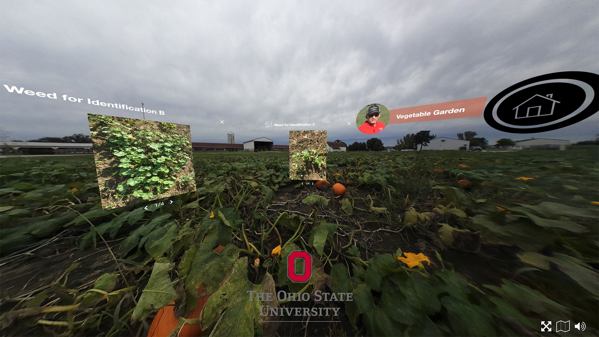 360-degree virtual field trip to Waterman Agricultural and Natural Resources Laboratory