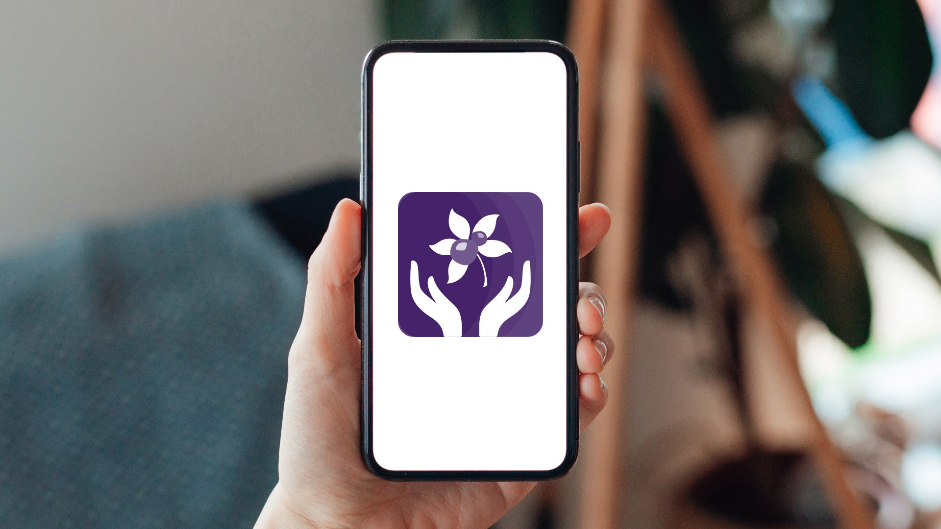 Mobile device with the Wellness App icon