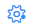 Gear icon for settings
