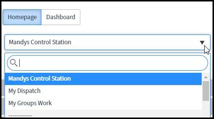 Add Report to Homepage widget