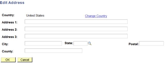 My Buckeye Link Edit Addresses page