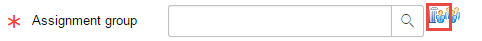 Assignment Group with By Usernname highlighted