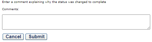 the comment page