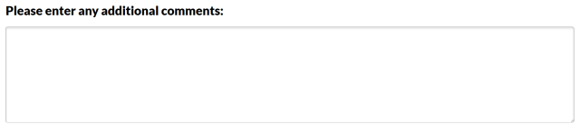 the comments box
