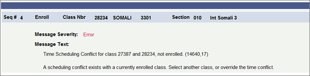 Screenshot of an error message.
