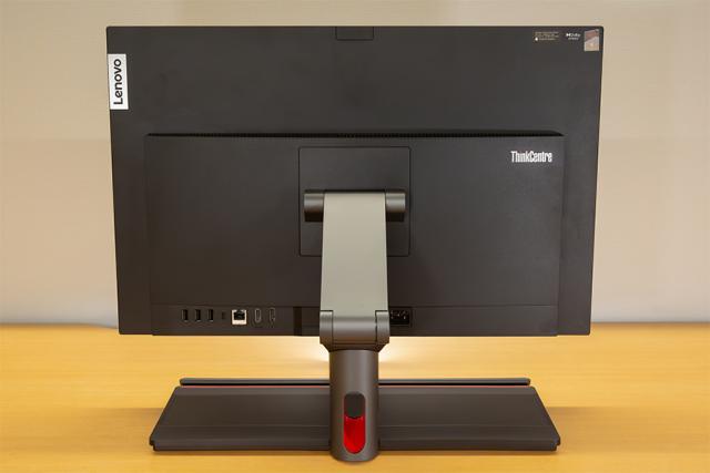 Windows all-in-one desktop back view