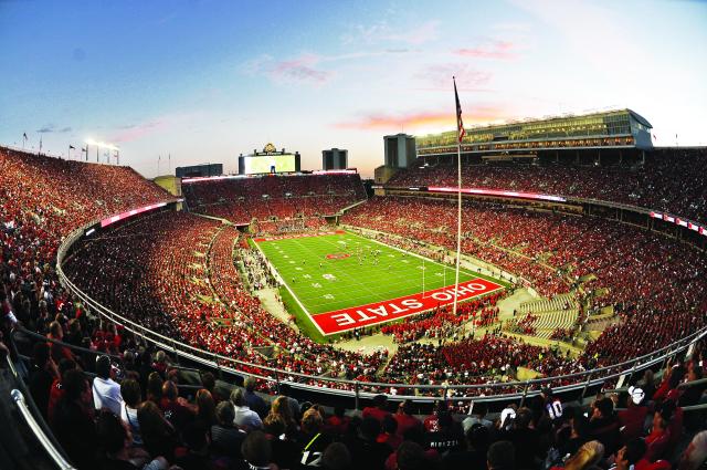 Ohio Stadium on a sunny day