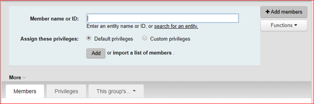 add new member details window open