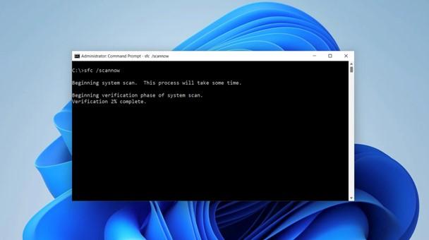 Screenshot of a Windows command prompt