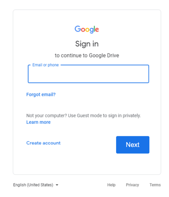 This image displays the fake login page for this phishing simulation