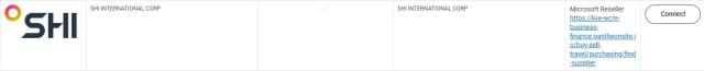 SHI website entry in the Workday ordering catalog