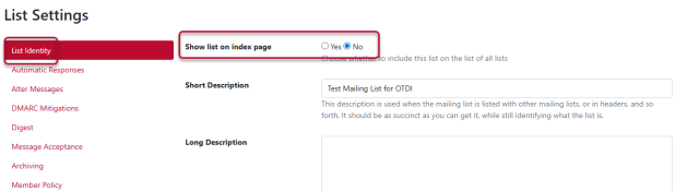 display list on index page preference