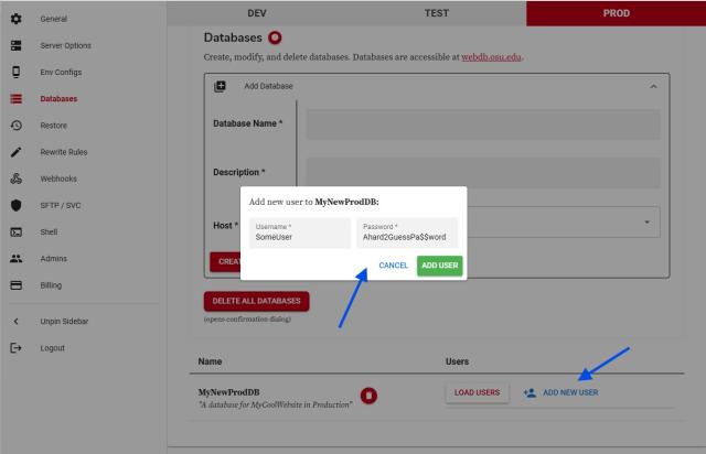Add New User details