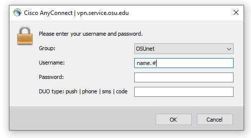 Connection to OSU Net