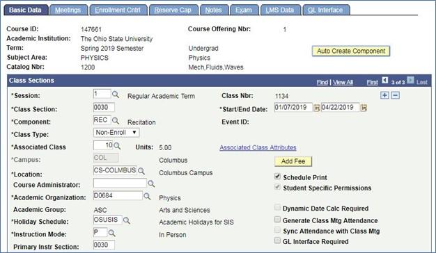 Showing Maintain tool on the Basic Data Tab depicting connection additional association numbers.
