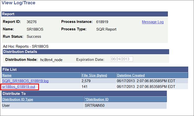 Commencement Excused Report File