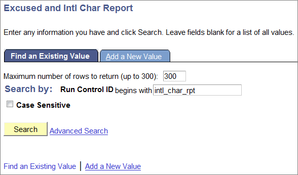Commencement Process Scheduler Request Intl Char page
