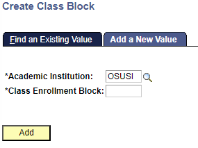 Create Class Block