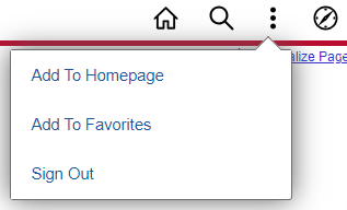 Favorites page
