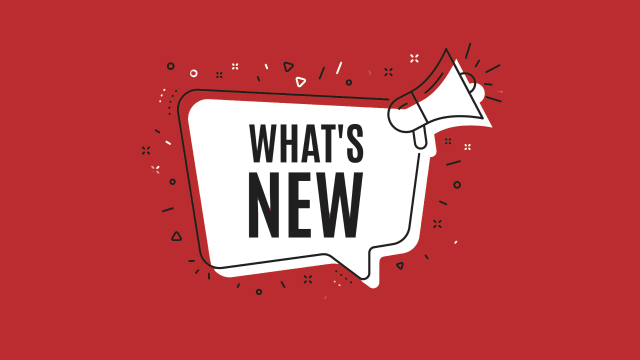 Banner that says What's New