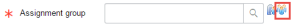 Assignment group by service field