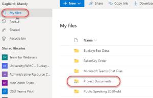 Shortcut added in My Files in OneDrive Web Interface