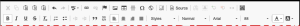 Formatting bar for a text widget, it is similar to other WYSIWYG editors