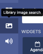 Library image search button