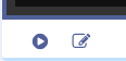 preview and edit buttons for the layout