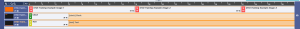 close view of the timeline of your layout