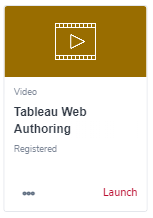 a search result with the launch link