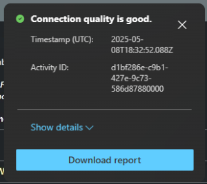 Connection panel