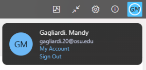 Virtual Environment right toolbar