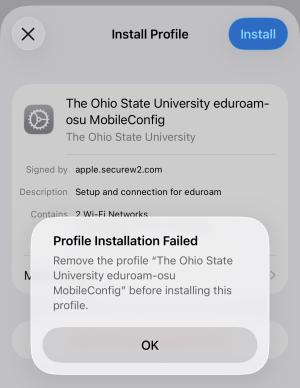 iOS Profile error after a certificate update