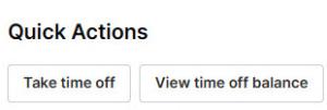 View Balance button