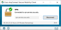 VPN Connection window