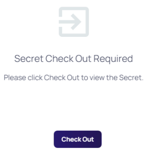 Checkout button