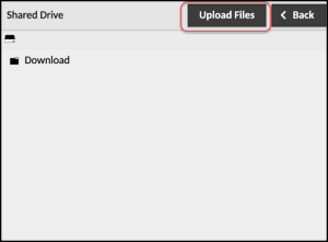 RDP upload files button