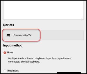 SFTP Devices listed